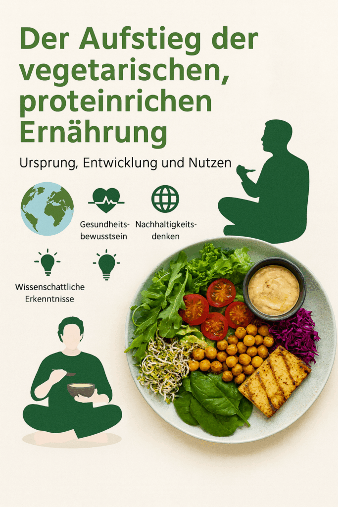 Aufstieg und zunehmende Beliebtheit pflanzlicher Eiweißquellen in der vegetarischen Ernährung