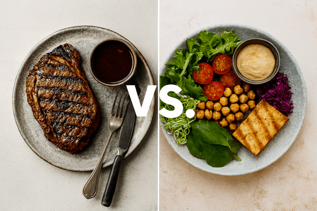 Vergleich von Fleischgerichten und pflanzlichen Eiweißquellen – Vorteile pflanzlicher Proteine