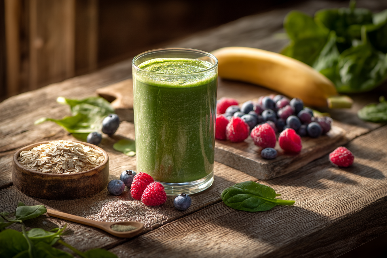 Rohhonig mit Beeren in einer Bowl – Raw Honey, Beeren, Superfoods